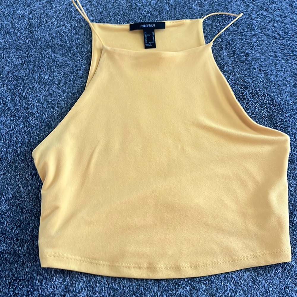Yellow forever 21 tank top BRAND NEW